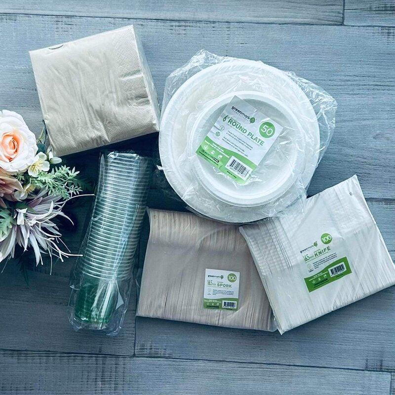 Eco Friendly Budget Party Pack - Serves 50 - centaur packaging