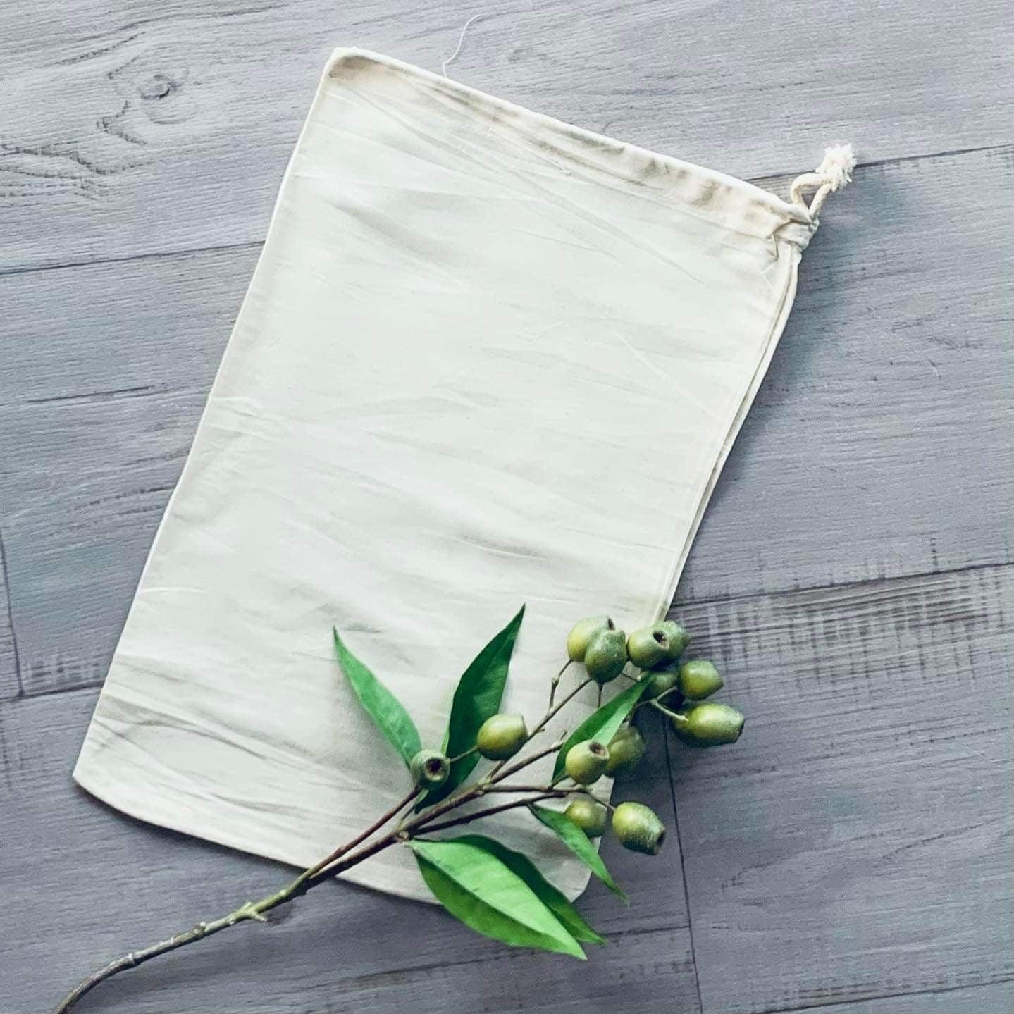 EXTRA LARGE CALICO PRODUCE BAG - centaur packaging