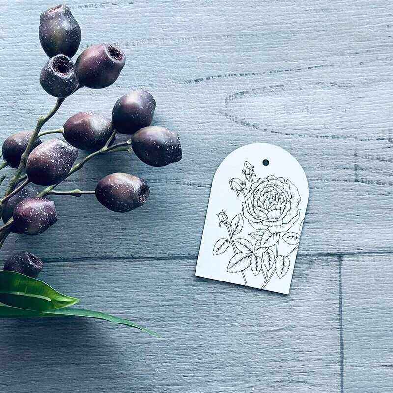 stamped gift tags - centaur packaging