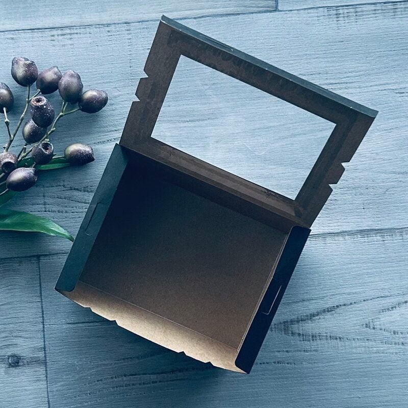 Large Window Display Box Black - Pk 50 - centaur packaging