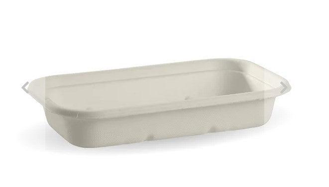 750ml white bio lunch box tray - centaur packaging
