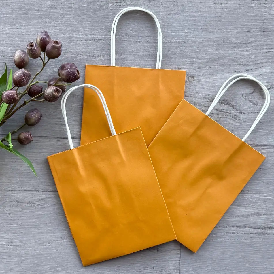 Toddler Paper Bag Mustard - Sleeve 50