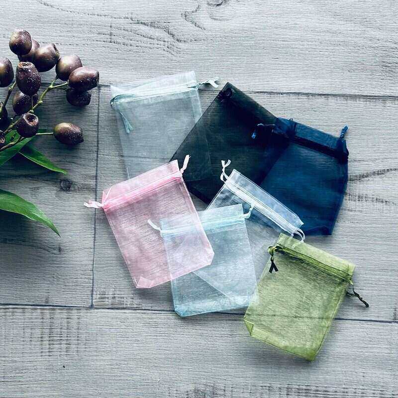 organza bags mixed colours
