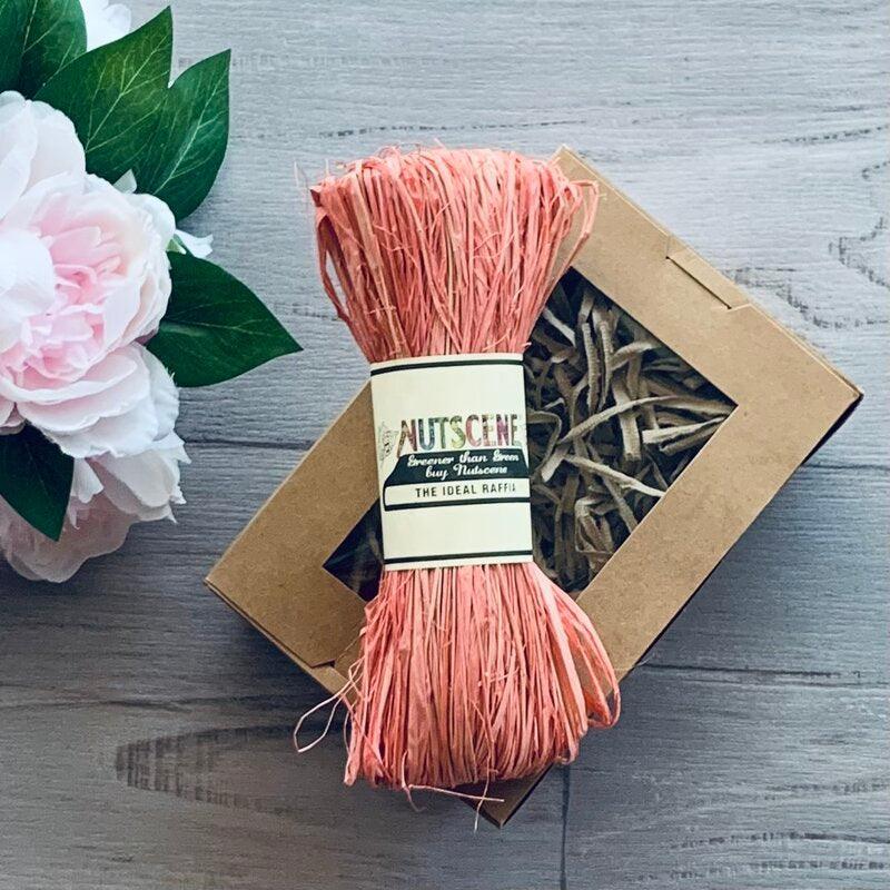 Raffia Nutscene - Burnt Coral - centaur packaging