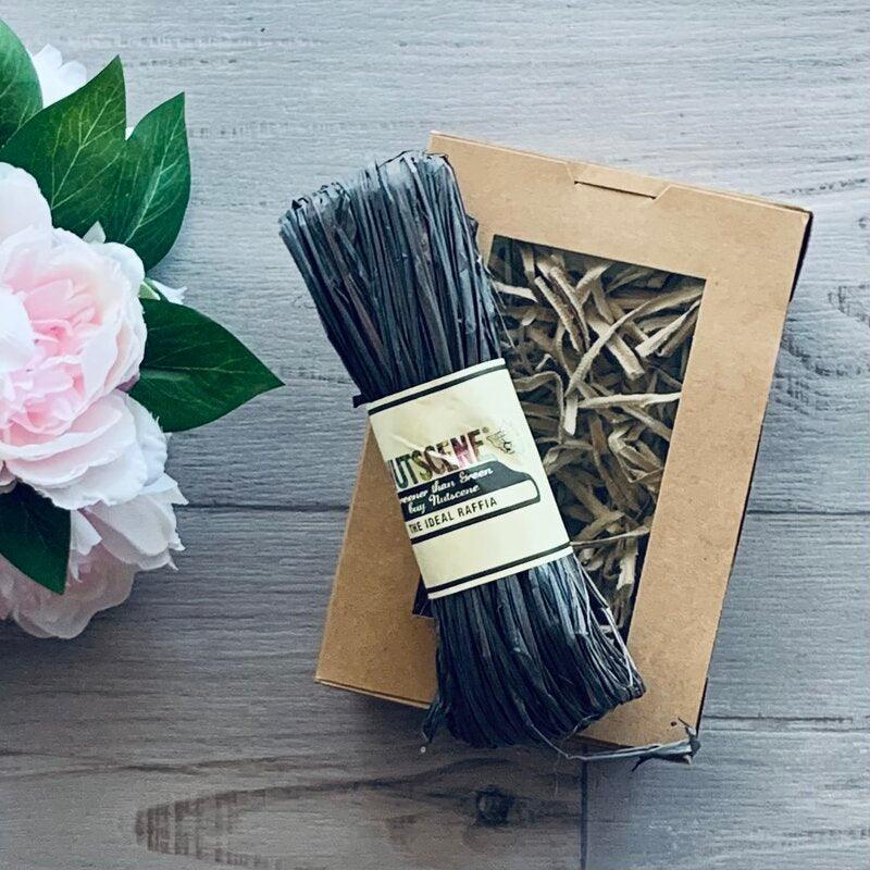 Raffia Nutscene - Dove Grey - centaur packaging