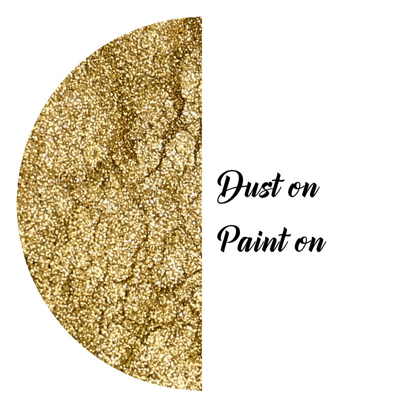 Rolkem special blend gold shimmer dust 10ml pot- Centaur Packaging