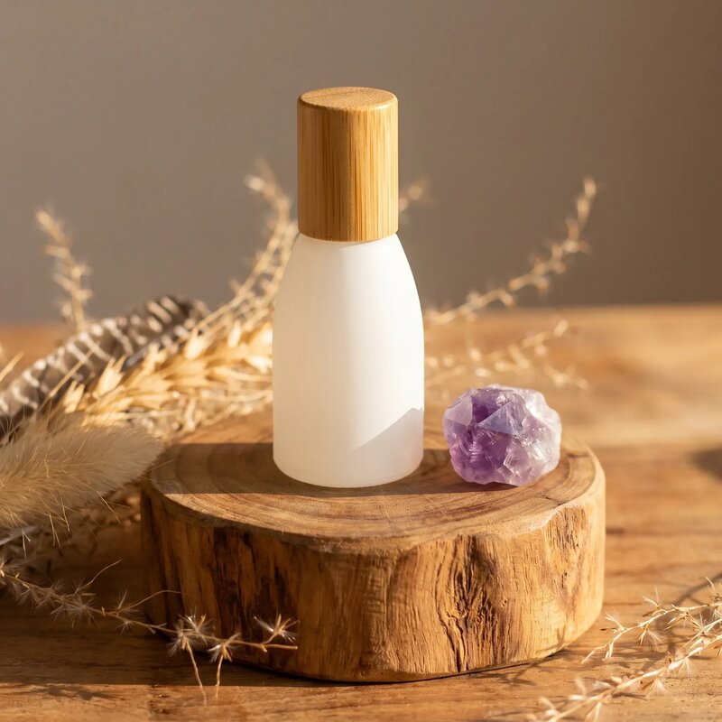 white tara roller with bamboo lid