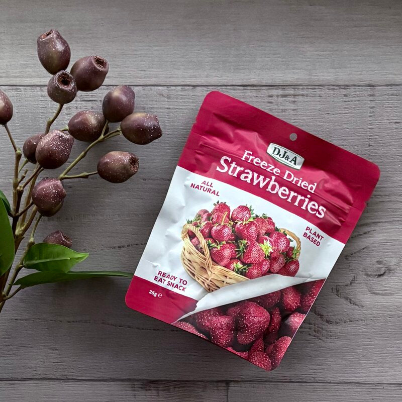 freeze dried strawberries pack 25g