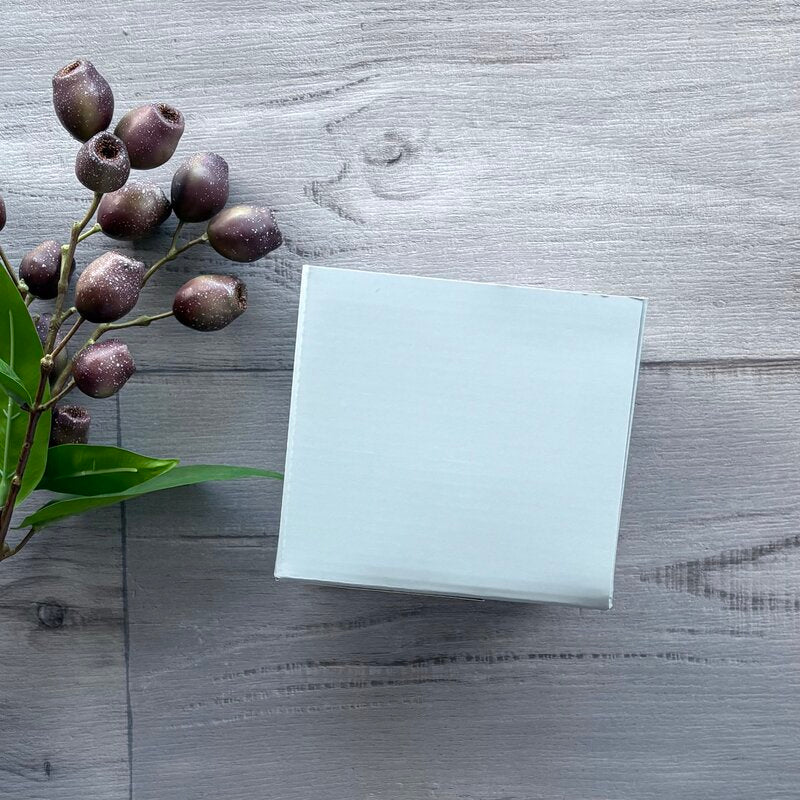 matt sage green cardboard posie box 13cm x 13cm x 12m