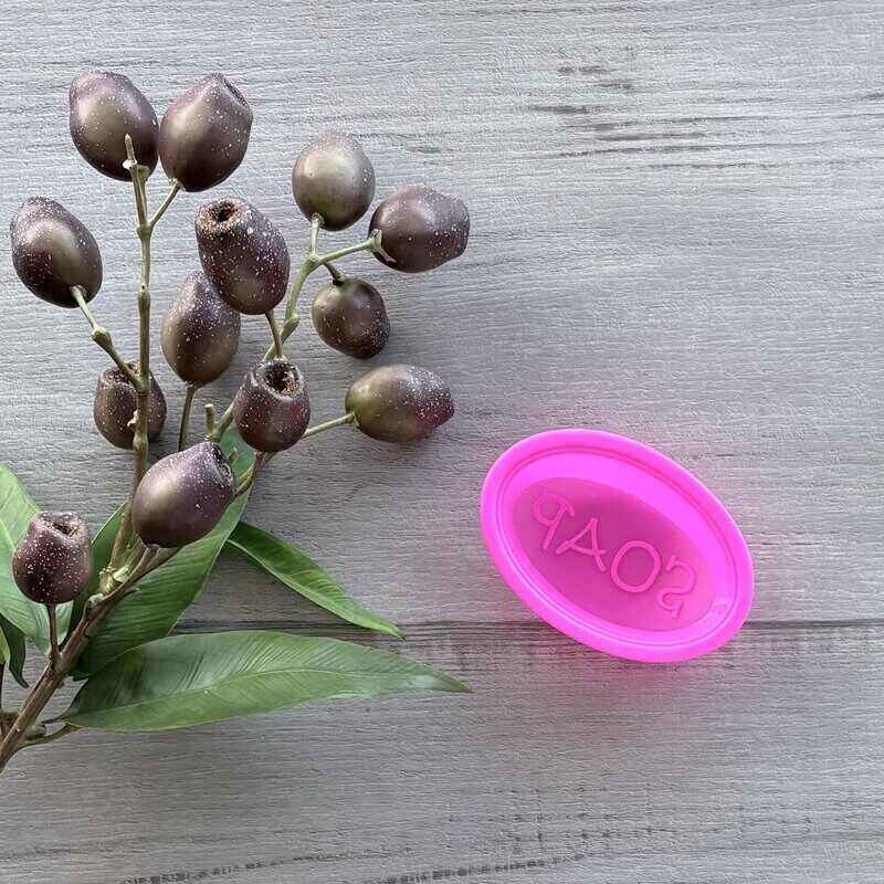 Silicone Soap Mould - Embossed Soap Small