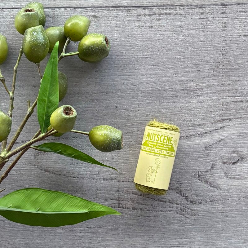 nutscene tiddler twine olive green 20