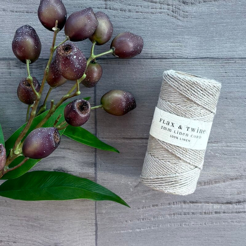flax & twine 100% linen cord @ centaur packaging