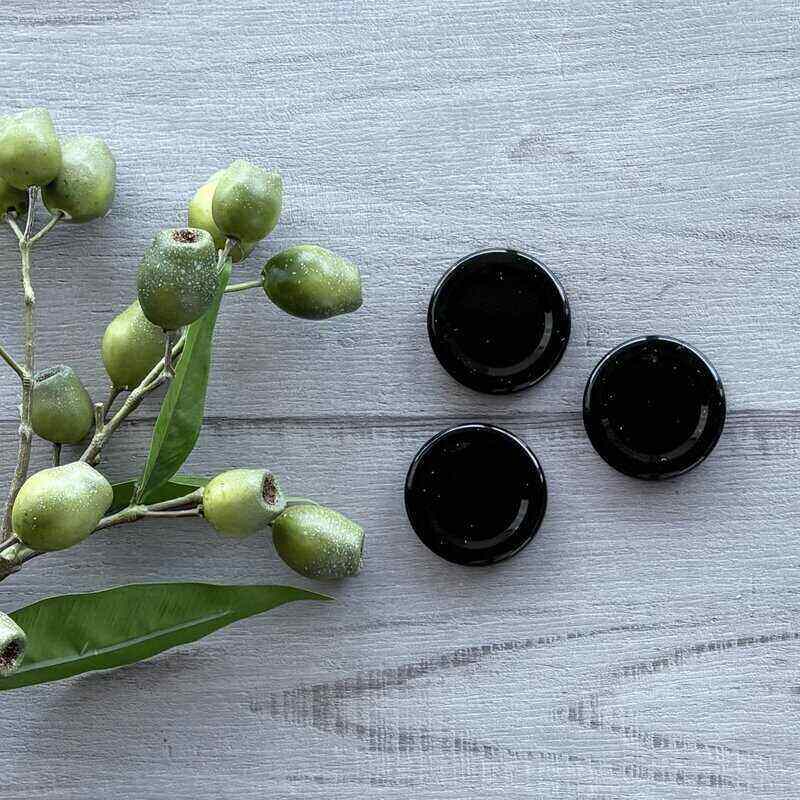 38mm Metal Lid - Black