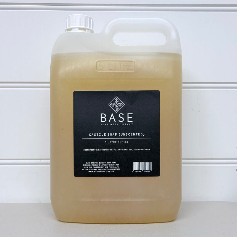 Bulk Castile Soap 5lt - Unscented