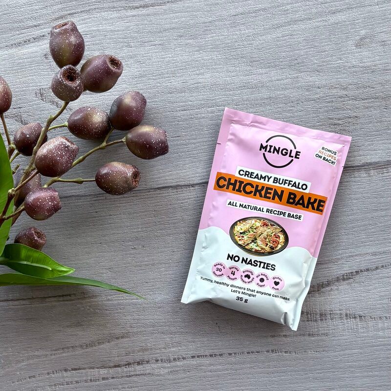 Mingle creamy buffalo chicken bake all natural recipe base 35g pack