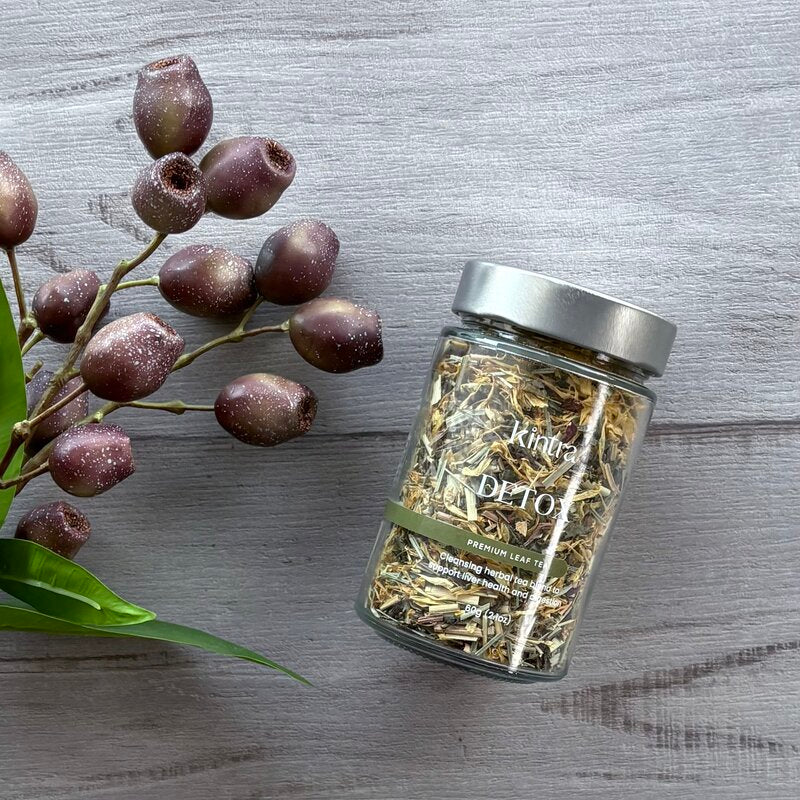 kintra detox loose tea blend 60g jar