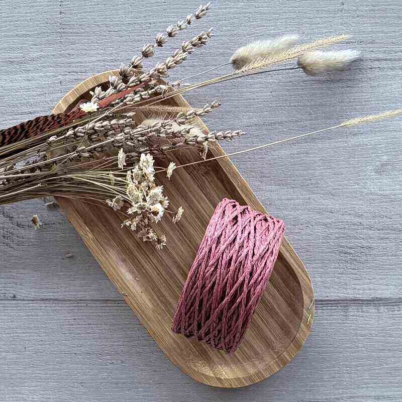 Paper Twine 2mm x 100mt - Dusty Rose