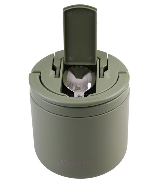 Oasis Stainless Steel Food Flask 500ml - Olive
