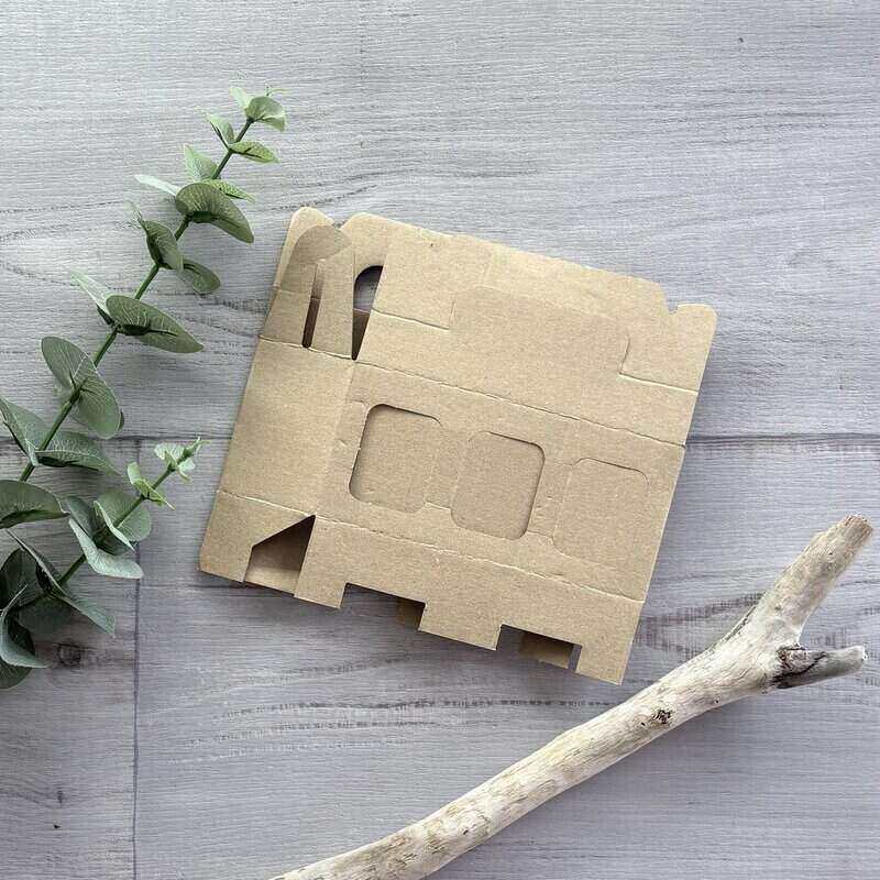 Carry Pack Triple Jar - 110ml Square & 100ml round flat packed