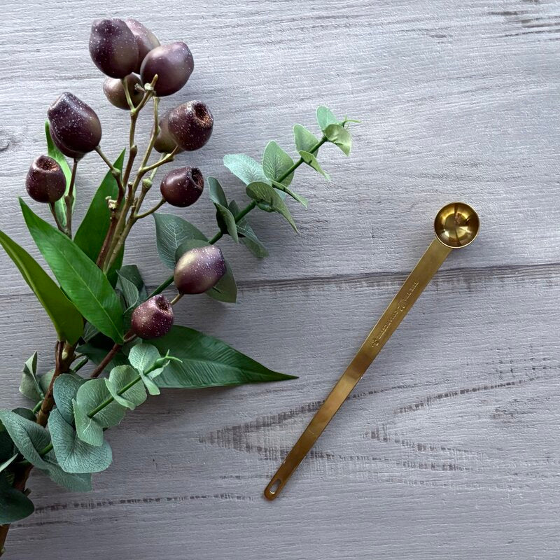 gold tea spoon the tea collective engraved spoon 