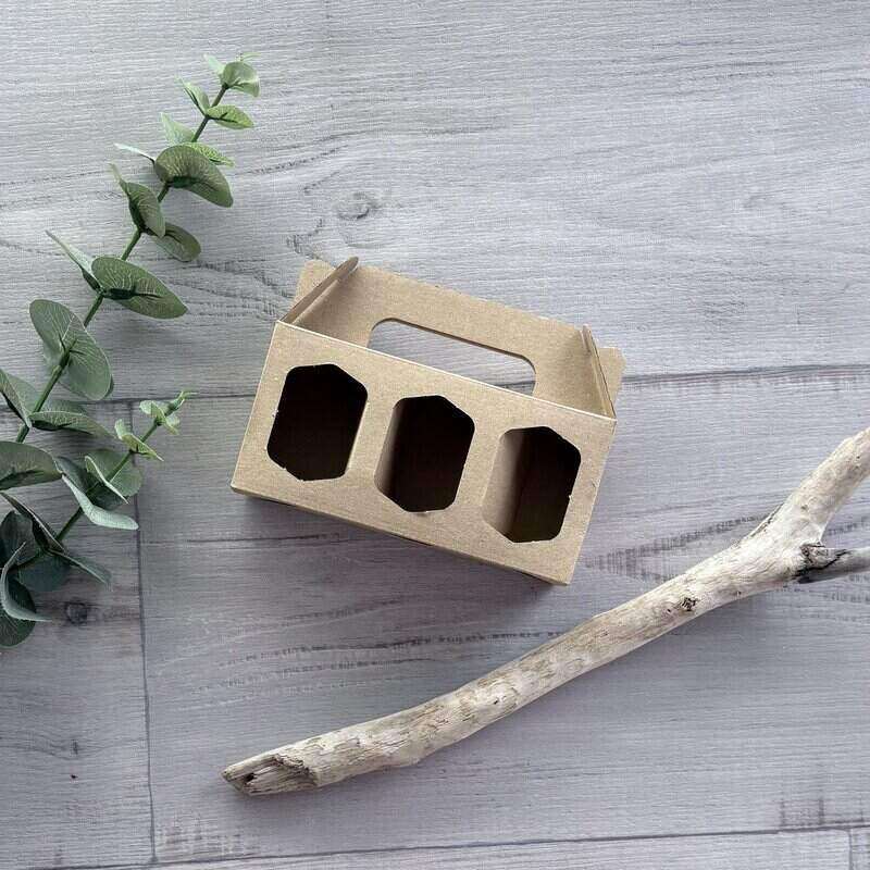 Carry Pack Triple Jar - 110ml Hex empty