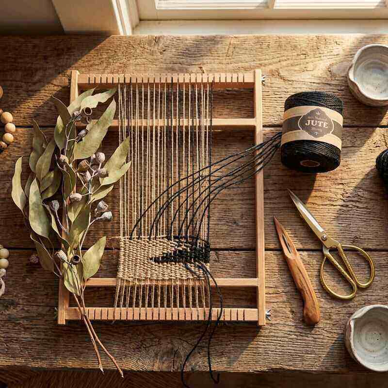 Natural Jute String Black