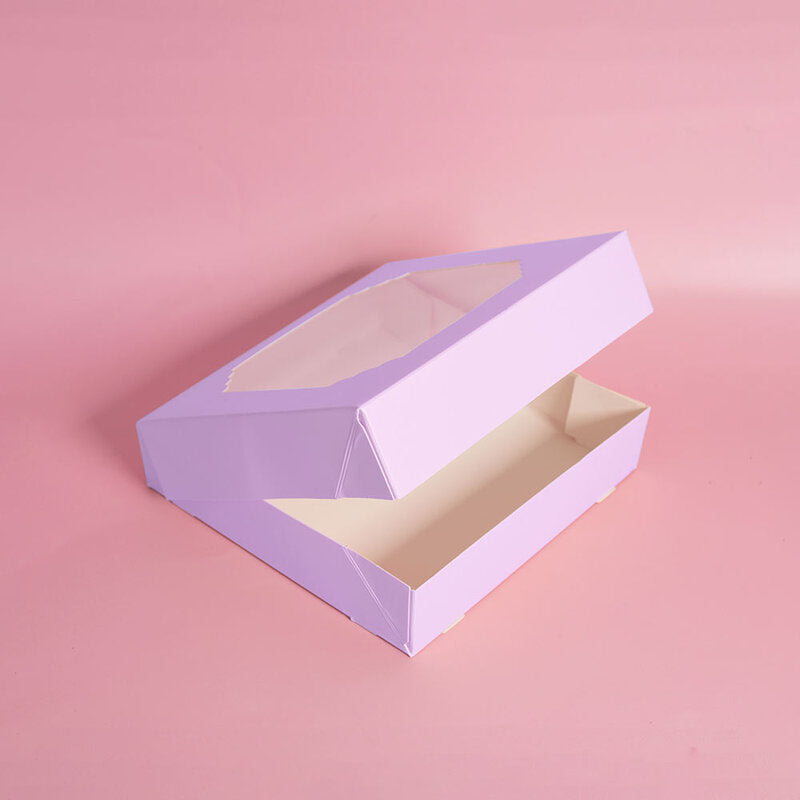 papyrus & co treat box medium 5 pack pastel lilac @ centaur packaging