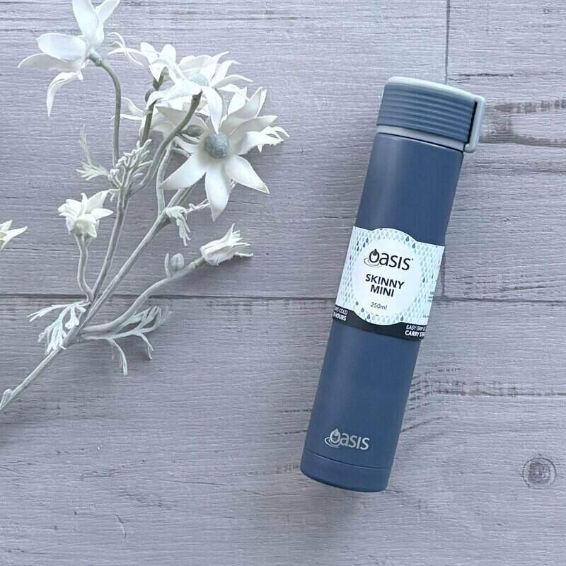 Skinny Mini Drink Bottle 250ml - Navy