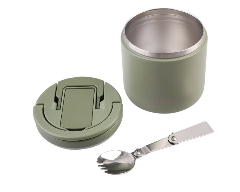 Oasis Stainless Steel Food Flask 500ml - Olive