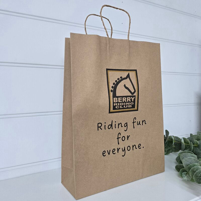 PRINTED KRAFT b1 BAG printing done @ centaur packaging bomaderry