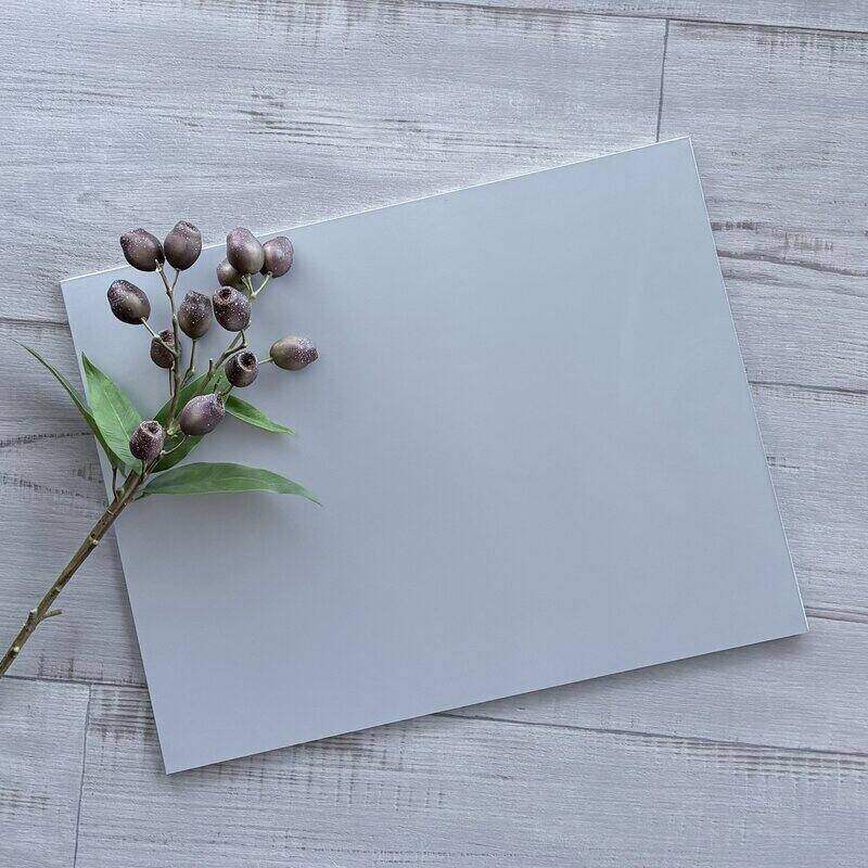 Cake Board Masonite Rectangle - Silver