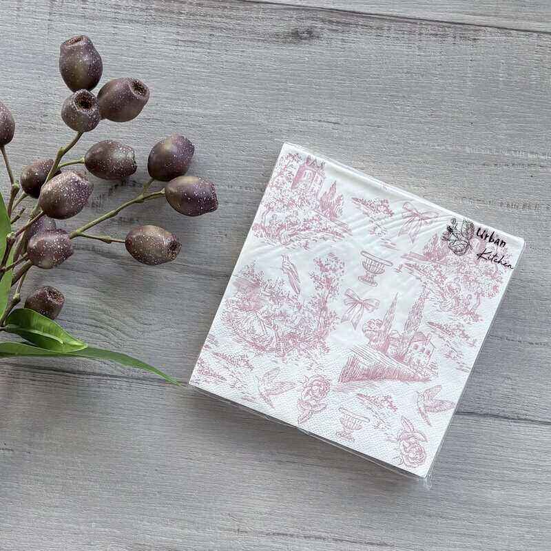 Paper Napkins - Romantique Pink