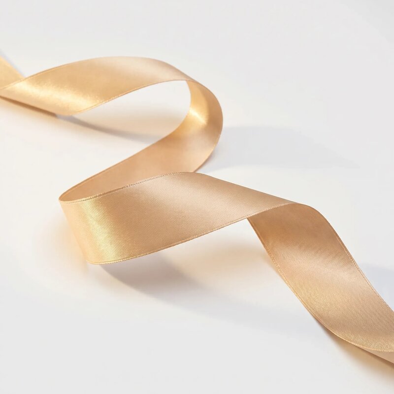 champagne ribbon swirl