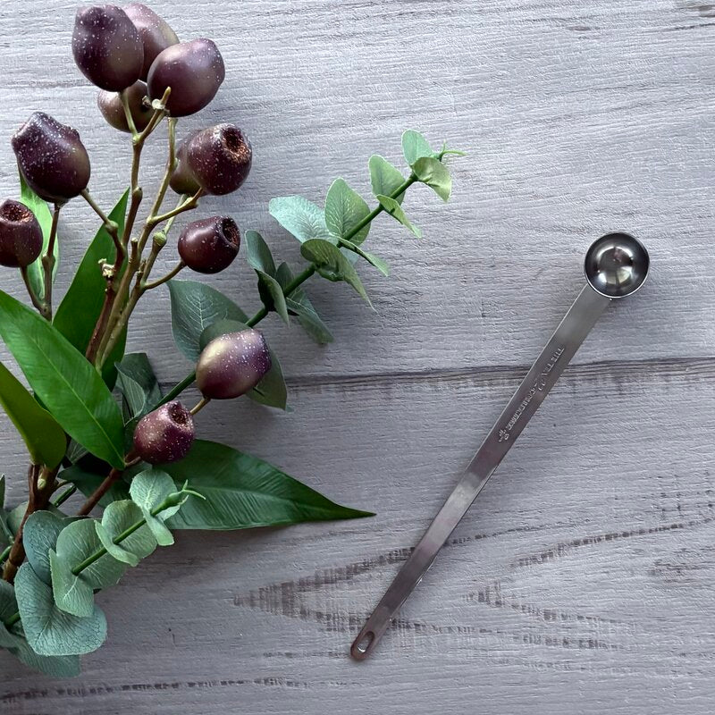 silver engraved the tea collective tea spoon 