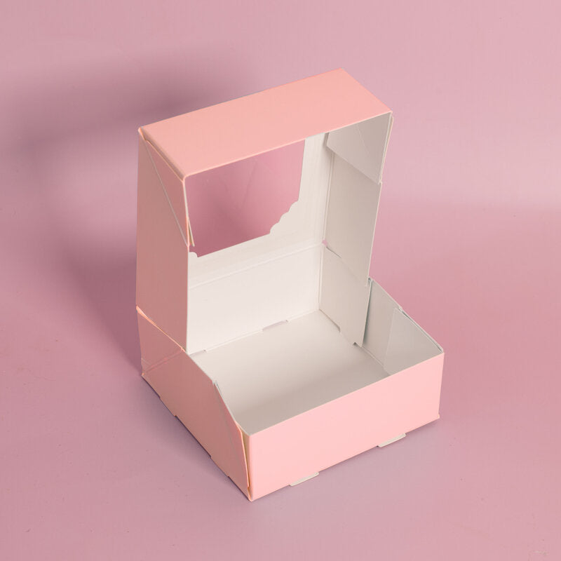 papyrus & co pink peach treat box 5 pack @ centaur packaging single ox open