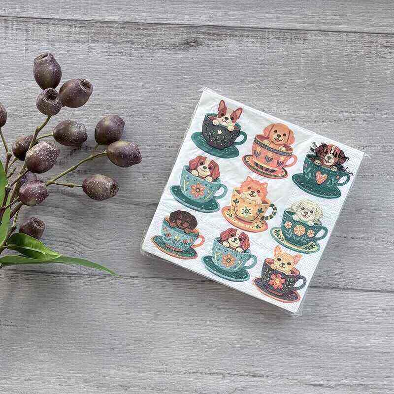 Paper Napkins - Teacup Dogs
