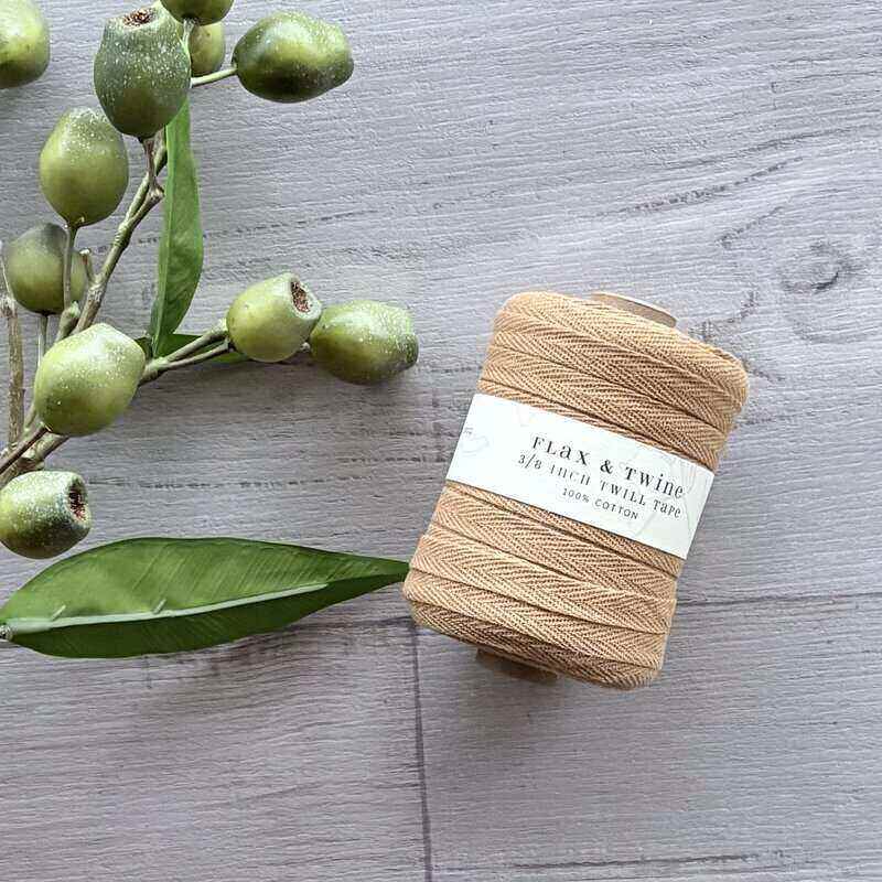 Twill Tape by Flax & Twine - Goldenrod