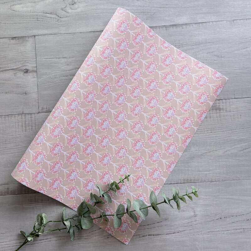 Wrapping Paper - Waratah