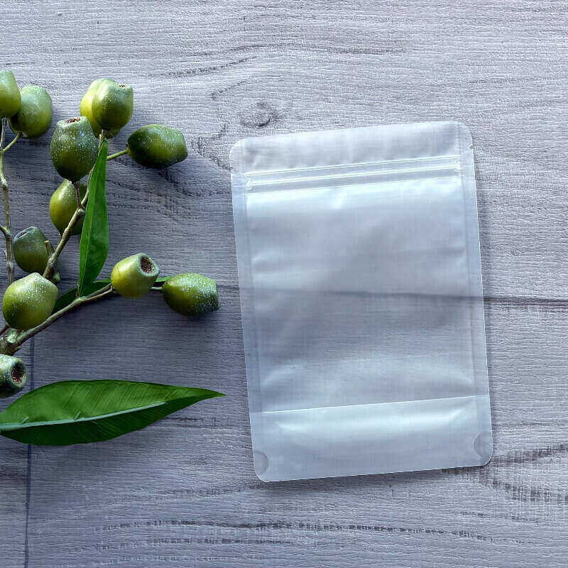 small frosted clear pouch single sold in 50 pk