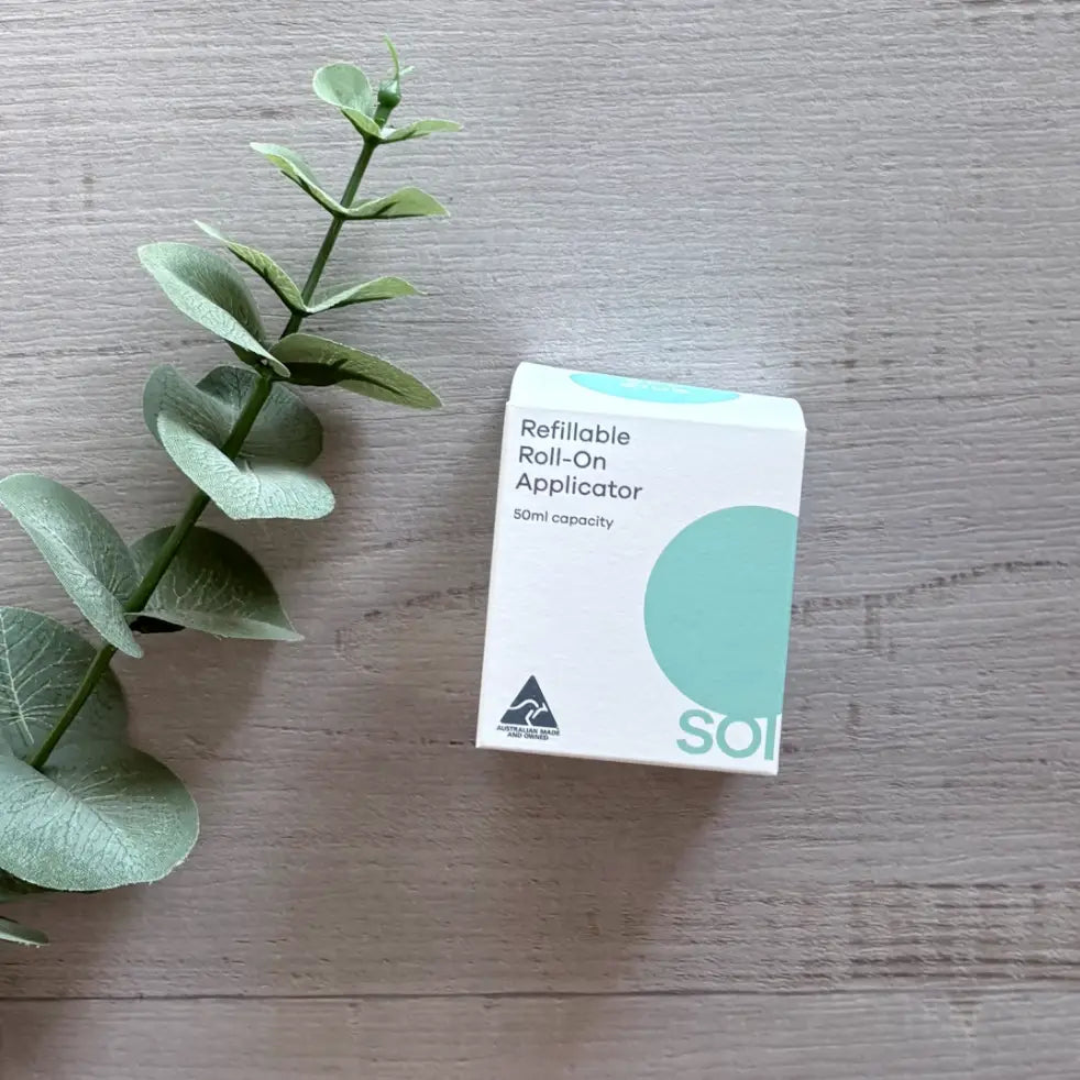 Solmates Roll-on Applicator 50ml - Sky Blue box only