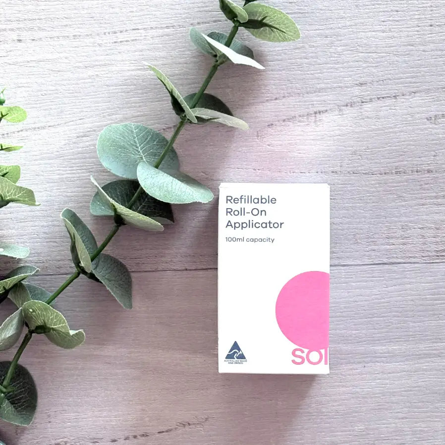 Solmates Roll-on Applicator 100ml - Salt Lake Pink box only