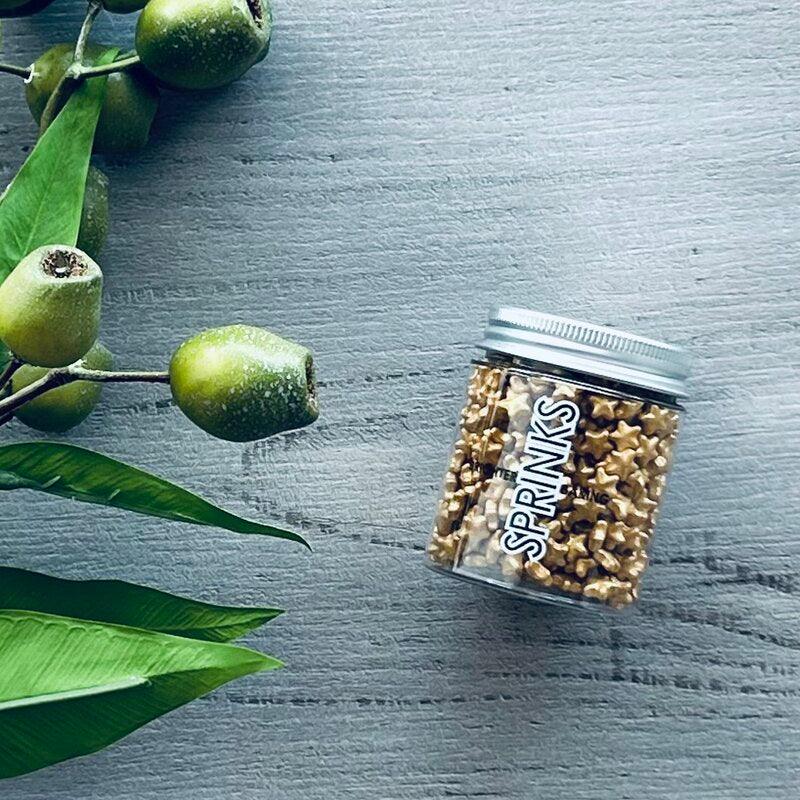 Sprinkles Gold Stars by Sprinks 70g - centaur packaging