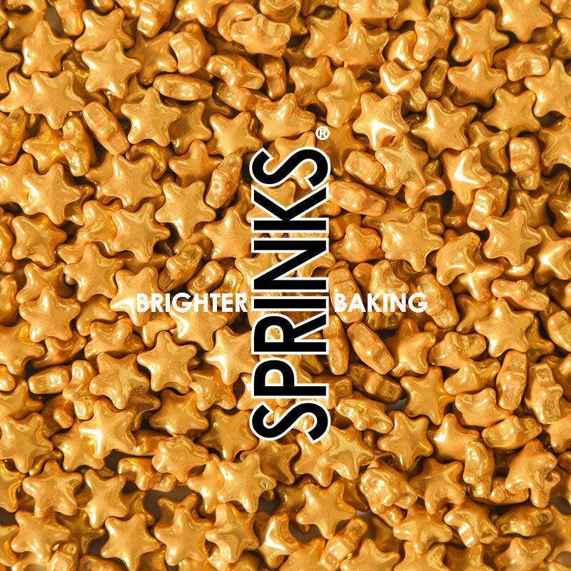 Sprinkles Gold Stars by Sprinks 70g - centaur packaging
