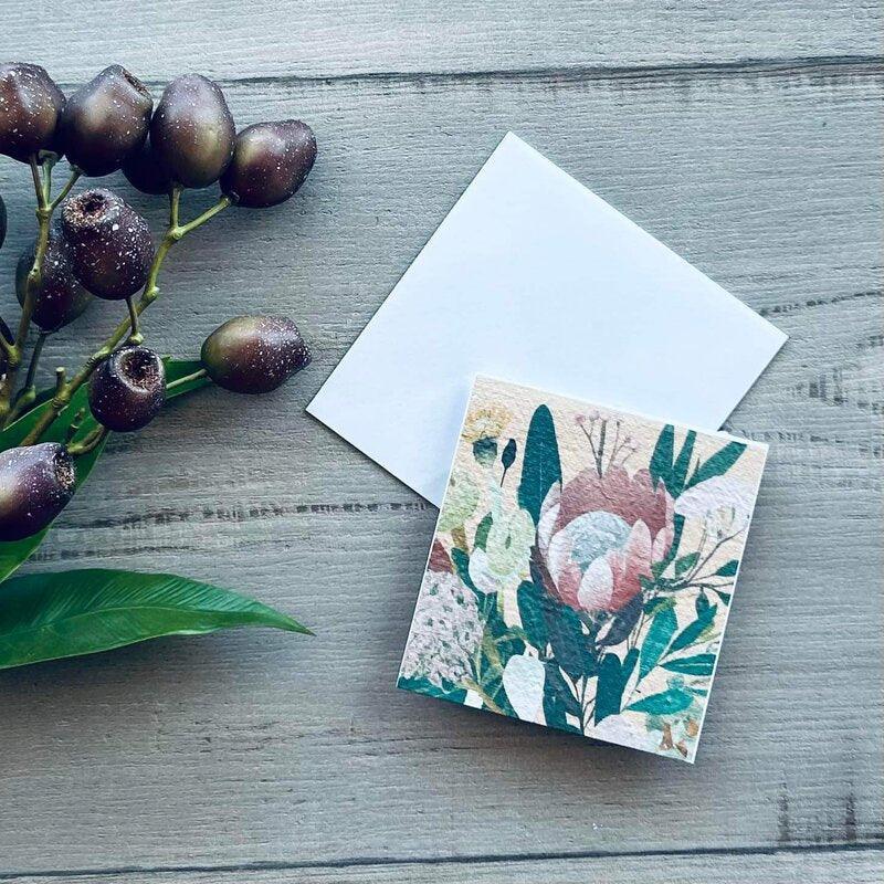 Swan River Daisy Seed Embedded Gift Card - Waratah - centaur packaging