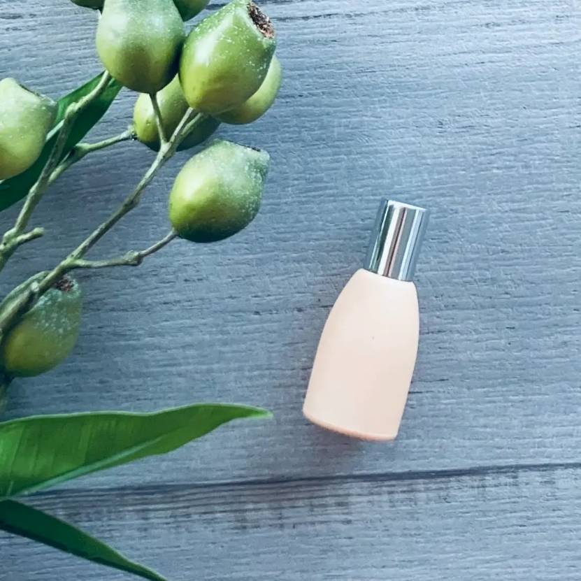 12ml Tara Roller Bottle with Silver Lid - Peach