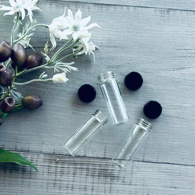 43ml test tube with black aluminium lid