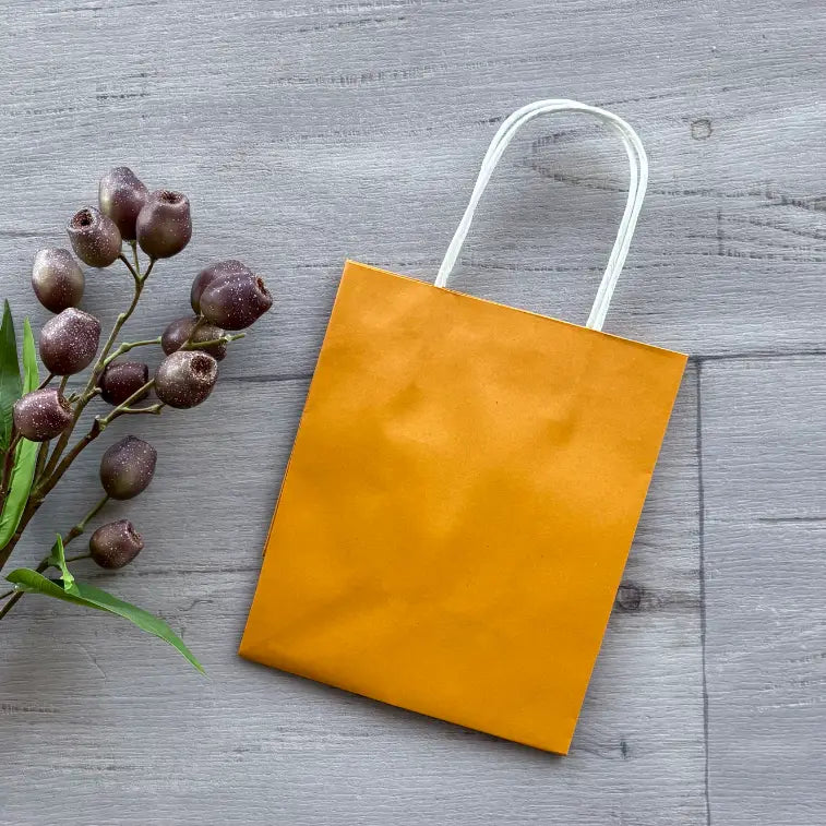Toddler Paper Bag Mustard - Sleeve 50