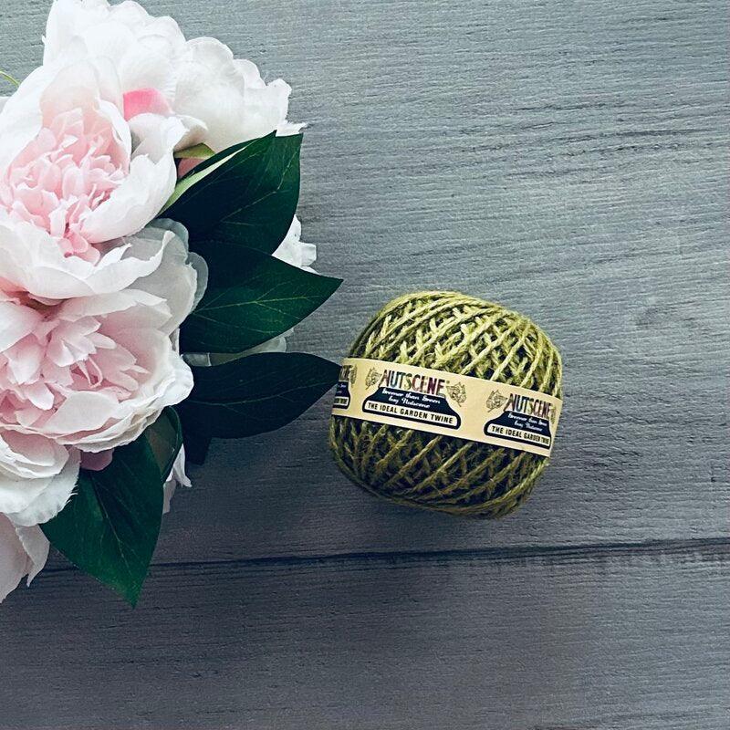 Twine Ball Nutscene 40mtr - Olive - centaur packaging