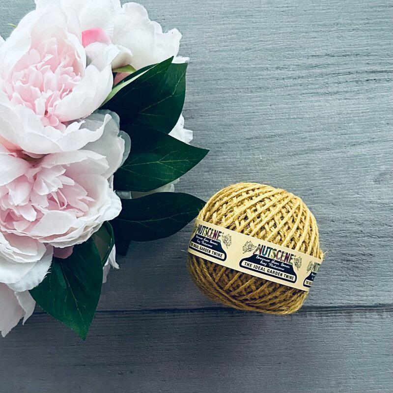 Twine Ball Nutscene 40mtr - Saffron - centaur packaging