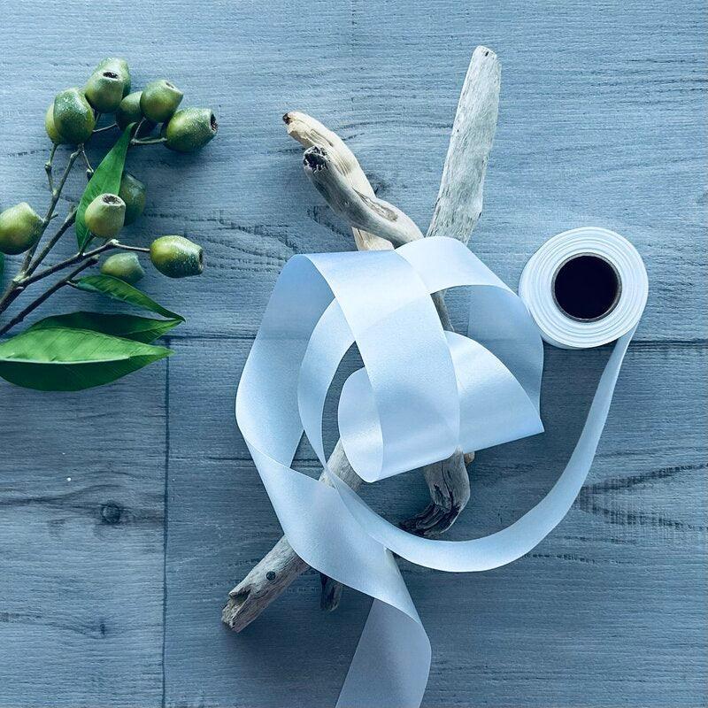 Wedding Car Ribbon - White - centaur packaging